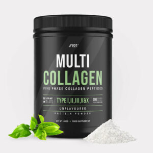 Multi collagen powder - Alpha01 Multi Collagen Protein Powder 400g, types I II III V X, unflavoured