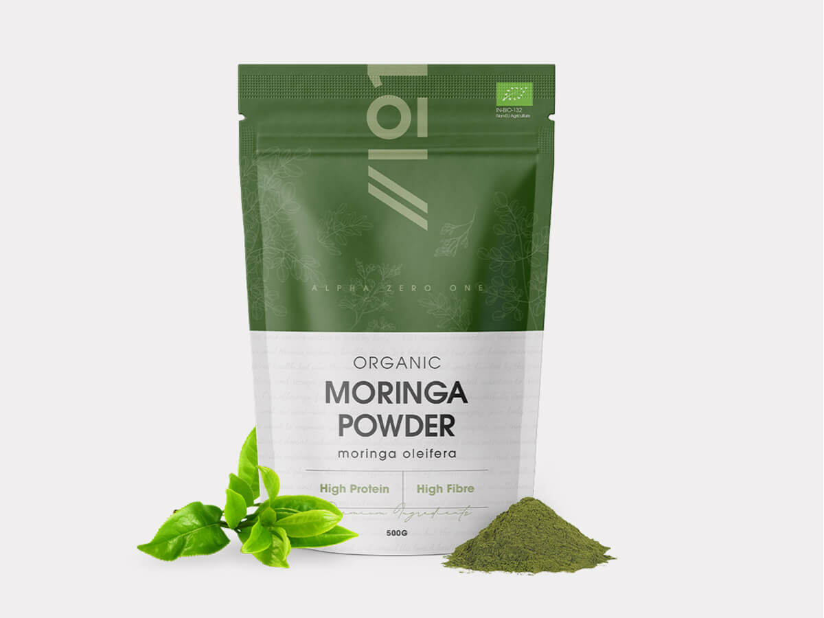 Organic Moringa Powder 500g - Alpha01